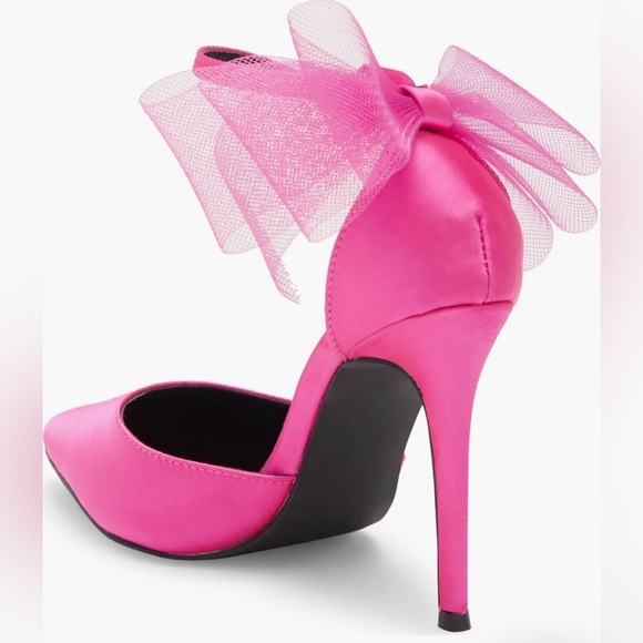 NEW. AZALEA WANG
Sweetie Ankle Strap Pump In Pink (Worn Once For Photoshoot). - Picture 9 of 11